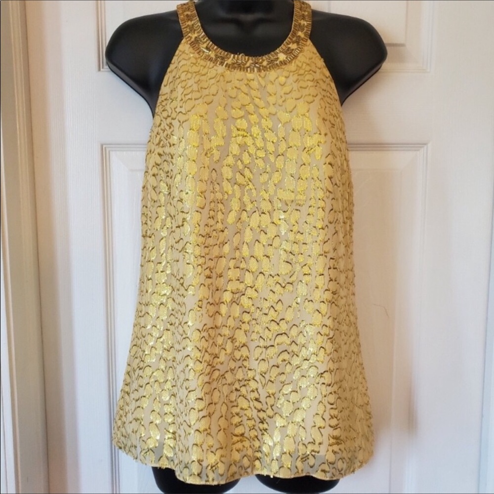 Lilly Pulitzer Corsica Gold Top